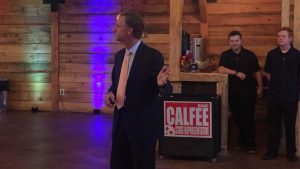 Governor Haslam speaking about Rep. Calfee