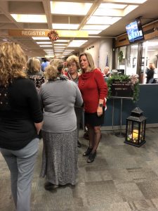 Knox County Register of Deeds Sherry Witt Welcoming People into the Office 